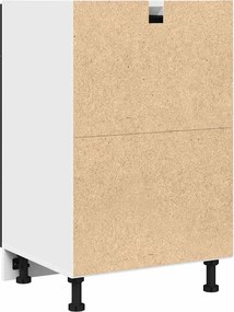 vidaXL Κρεμαστό ντουλάπι Μαύρη Οξυά 50 x 46 x 81,5 εκ