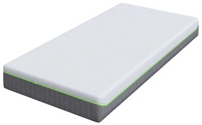 vidaXL Στρώμα Λευκό και Γκρι 120 x 200 cm Τσέπες ελατηρίων