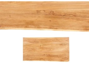 Βοηθητικό Τραπέζι Gift Decor Live Edge Καφέ Μαύρο 120 x 60 x 46 cm 120 x 4 x 60 cm