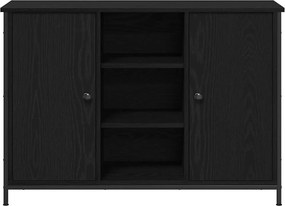 vidaXL Πλαϊνό γραφείο Μαύρη Οξυά 100 x 35 x 70 εκ.