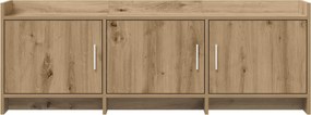 vidaXL Ντουλάπι TV 130 x 33 x 47 εκ Artisan Δρυς Επεξεργασμένο Ξύλο