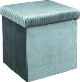 ΣΚΑΜΠΌ &amp; ΠΟΥΦ GIULIA VELVET FOLDABLE STORAGE POUFFE HD6811