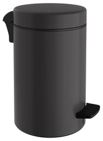 Καλάθι Απορριμμάτων 10lt-Φ20x37εκ. Soft Close Ανοξείδωτο Matte Anthracite Pam &amp; Co 2037-113