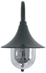 vidaXL Φανάρι Τοίχου Εξωτ. Χώρου Σκούρο Πράσινο 42 εκ. Αλουμινίου Ε27