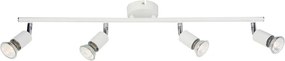 Σποτ Πολύφωτο Aca Trinity MC634WH4 White Matt