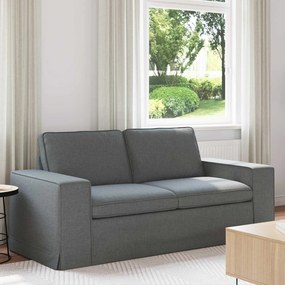 VidaXL Καναπές Σκούρο Γκρι 182 x 80 x 82 εκ ύφασμα