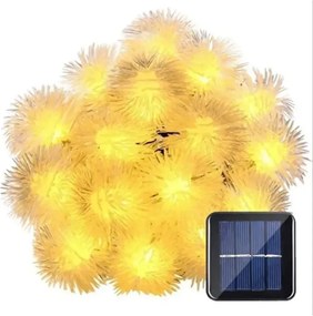 Stewehome Ηλιακό φωτιστικό κήπου με 100 led και ηλιακά πάνελ Κίτρινο