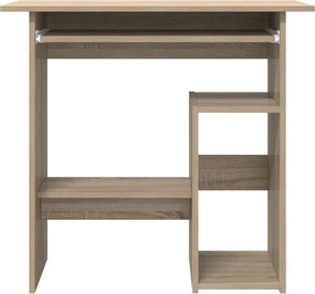 vidaXL Γραφείο Χρώμα Sonoma Δρυς 80 x 45 x 74 εκ. από Επεξ. Ξύλο