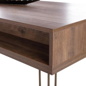 Κονσόλα KAITLYN Καρυδί - Χρυσό 120x55x79,5Y εκ. 120x55x79.5 εκ.
