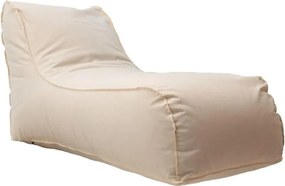 Πουφ ξαπλώστρα Lara 100% αδιάβροχο μπεζ 60x150x40 εκ.