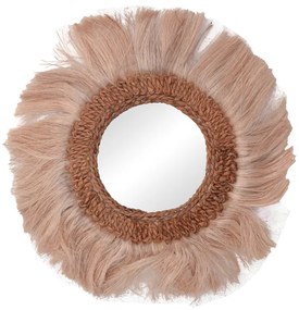 Intrahome Καθρέπτης Fraklone intrahome abaca σε φυσικό χρώμα Φ50x4εκ | SKU: INTRAPA-440111138