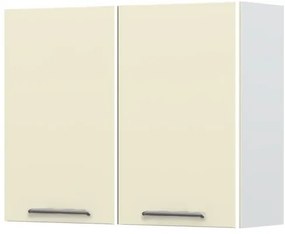 Ντουλάπι κρεμαστό Modena V7-90-2K-Λευκό - Μπεζ - 90.00Χ32.00Χ72.00cm
