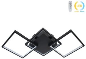 Φωτιστικό οροφής LED 34W 80Χ35Χ8 εκ. μαύρο με controller - GLOBOBOX 602166-602166-Μαύρο 602166