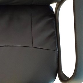 Καρέκλα Γραφείου ABA Μαύρο PVC 53x49x85-97cm - 14230013 - 14230013