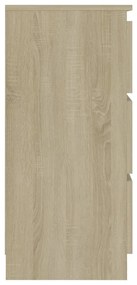Συρταριέρα Sonoma Δρυς 60 x 35 x 76 εκ. Επεξεργασμένο Ξύλο - Καφέ