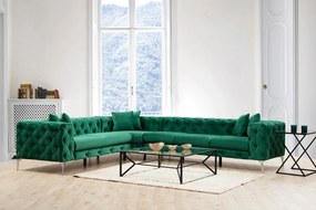 Corner Sofa Como Left - Green Green