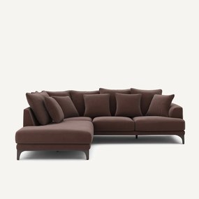 Γωνιακός καναπές από λινό βελούδο, ARMENTO