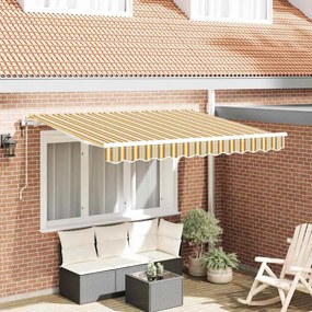 vidaXL Σκηνίτσα Αναδιπλούμενη Κίτρινο 350 x 200 cm ύφασμα