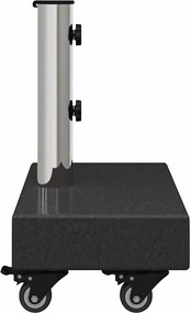 vidaXL Βάση ομπρέλας Μαύρο 45 x 25 x 45 εκ. Γρανίτης