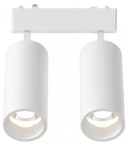 Φωτιστικό Μαγνητικής Ράγας LED 2x9W IP20 3000K Inlight T03801-WH Λευκό