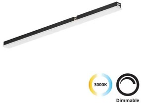 Φωτιστικό Μαγνητικής Ράγας LED 11W 3000K Μαύρο 4288300 Slim Magnetic Viokef 4288300 Μαύρο