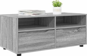 VidaXL Ντουλάπι TV 100 x 48 x 43 εκ. Γκρίζο Σονομα Επεξεργασμένο Ξύλο