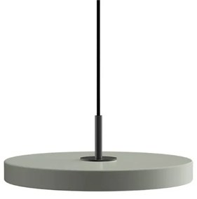 Φωτιστικό Οροφής Asteria Plus Mini Black 2295C4175 Φ31x10.5cm Led 1200lm 18W 2400-3000k Nuance Olive Umage