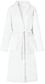 vidaXL Ρόμπα χωρίς Κουκούλα Λευκό m Φανέλα