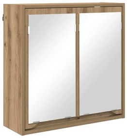 vidaXL Σετ Επίπλων Μπάνιου 3 pcs Artisan Oak Επεξεργασμένο ξύλο