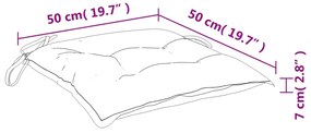 ΜΑΞΙΛΑΡΙΑ ΠΑΛΕΤΑΣ ΚΗΠΟΥ 6 ΤΕΜ. ΜΠΛΕ 50X50X7 ΕΚ. OXFORD ΎΦΑΣΜΑ 361539