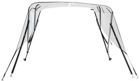vidaXL Τέντα Σκάφους με 3 Αψίδες Τοιχώματα 183x(185-198)x137 εκ.