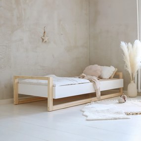 Κρεβάτι  Modern Classic  Natural + White 100×200cm  Luletto (Δώρο 10% έκπτωση στο Στρώμα)