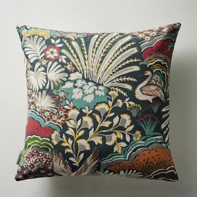 Μαξιλαροθήκη Διακοσμητική Glinda 542 18 Petrol Gofis Home 43X43 Cotton-Polyester