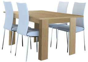 SARFURNITURE Τραπέζι κουζίνας 120 ανοιγόμενο δρυς SAR-111157