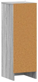 vidaXL Παπουτσοθήκη Γκρι Sonoma 32x35x92 εκ. από Επεξεργασμένο Ξύλο