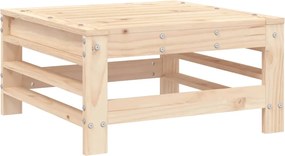 vidaXL Υποπόδιο Κήπου από Μασίφ Ξύλο Πεύκου