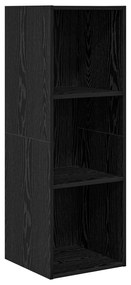 vidaXL Σετ επίπλου τηλεόρασης 4 pcs Μαύρη δρυς 37 x 37 x 142.5 εκ
