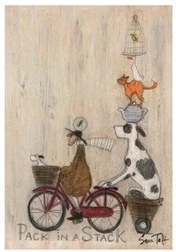 Εκτύπωση έργου τέχνης Sam Toft - Pack in a Stack, (30 x 40 cm)