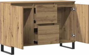 vidaXL Μπουφές Δρυς τεχνίτης 101,5 x 35 x 70 εκ. από Επεξεργασμένο Ξύλο