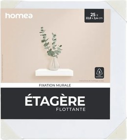 Ράφι Τοίχου (25x22.8x3.4) L-C White 6RAN790BC