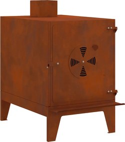 vidaXL Σόμπα Κάμπινγκ 35x50x60 cm Χάλυβας Ο Κορτέν