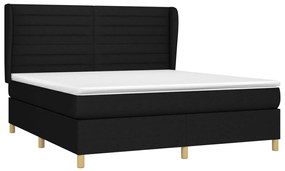 ΚΡΕΒΑΤΙ BOXSPRING ΜΕ ΣΤΡΩΜΑ ΜΑΥΡΟ 160X200 ΕΚ. ΥΦΑΣΜΑΤΙΝΟ 3128615