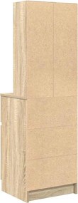 VidaXL Κομοδίνο Sonoma Δρυς 39x35x125 εκ. από Επεξεργασμένο Ξύλο
