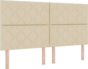 vidaXL Κεφαλάρι Κρεμ 180 cm ύφασμα
