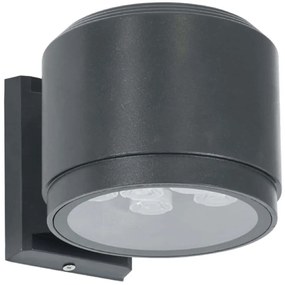 Φωτιστικό Τοίχου - Απλίκα Gona 90483 13x16,5x5cm Led 2160lm 24W 2700K Anthracite GloboStar