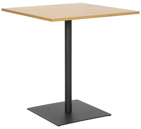 Τραπέζι Nerobian pakoworld mdf σε sonoma απόχρωση 70x70x75εκ