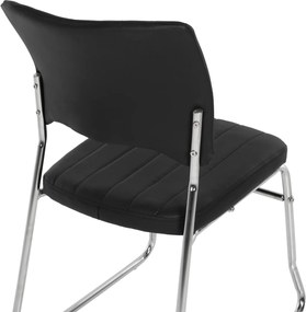 ΚΑΡΕΚΛΑ QUENTI HM1071.01 ΜΑΥΡΗ 47x54x84 εκ.