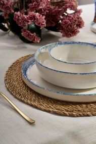 Dinner Set (24 Pieces) Roundy - Blue White
Blue