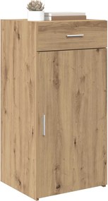 vidaXL Πλαϊνό γραφείο artisan δρυς 45 x 42,5 x 93 εκ.