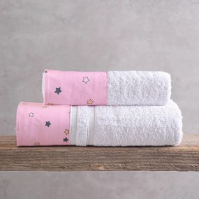 Πετσέτες Παιδικές Blaze (Σετ 2τμχ) Pink Ρυθμός Towels Set 70x140cm 100% Βαμβάκι